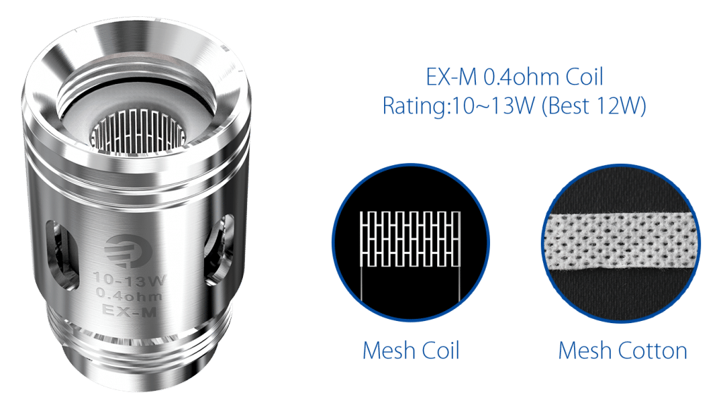 Joyetech EX-M 0.4ohm Mesh Head Joyetech EX-M 0.4ohm Mesh Head
